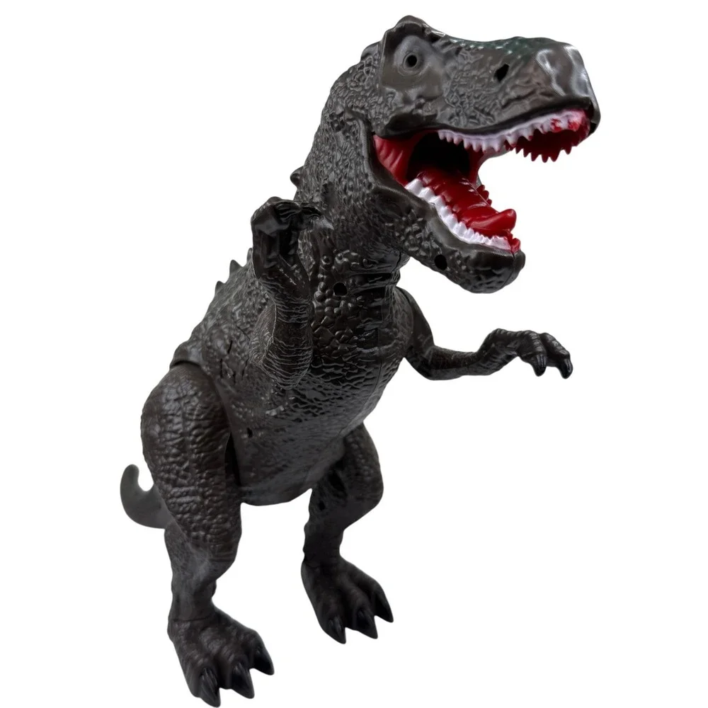 Tyrannosaurus Rex T-Rex Large Dinosaur Action Figure Toy Green Plastic Roaring